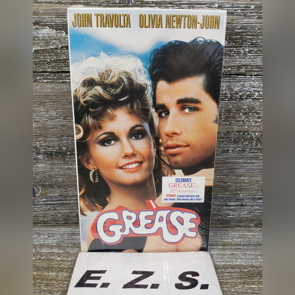 GREASE 20th Anniversary VHS Tape Rare SEALED Movie Paramount Watermark NEW
